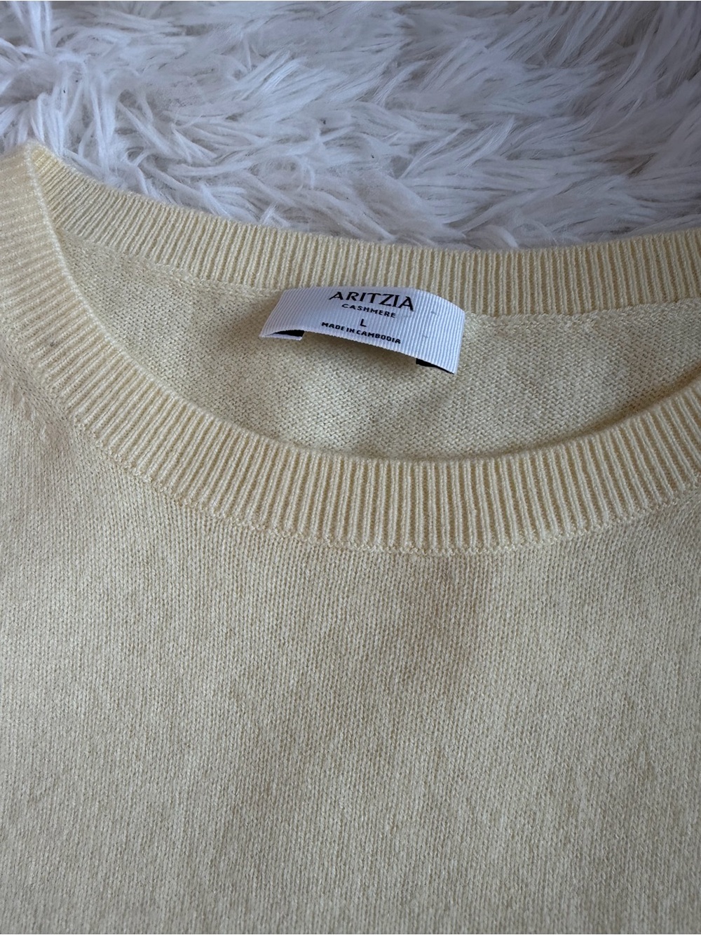 Aritzia Bare Cashmere Monogram Sweater Vest - Picture 7 of 8